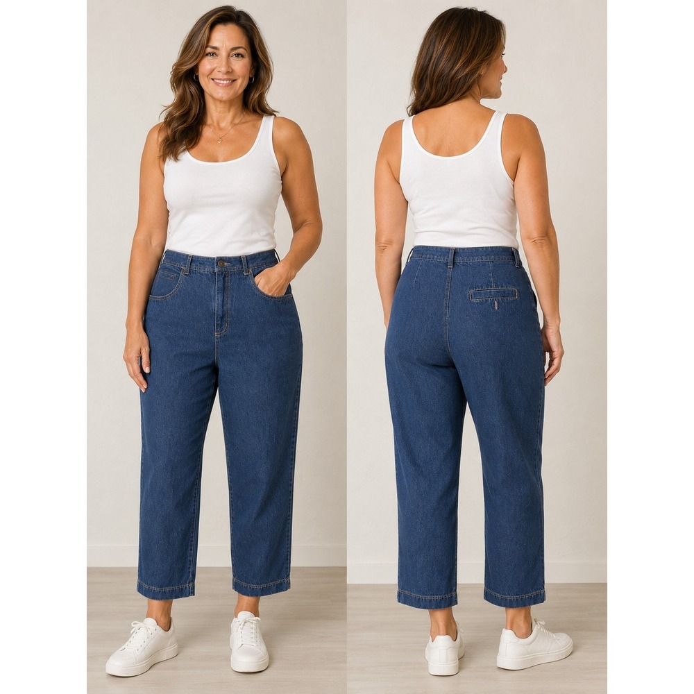 Relativity Women's Size 6 Relaxed Fit Jeans Wide Leg